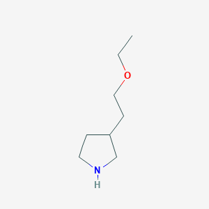 3-(2-Ethoxyethyl)pyrrolidine图片