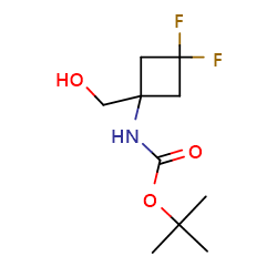 1-(Boc-amino)-3,3-difluorocyclobutane-1-methanolͼƬ