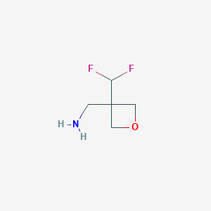 [3-(Difluoromethyl)oxetan-3-yl]methanamineͼƬ