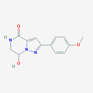 7-Hydroxy-2-(4-methoxyphenyl)-6,7-dihydropyrazolo-[1,5-a]pyrazin-4(5H)-oneͼƬ