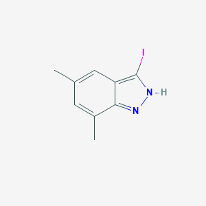 3-Iodo-5,7-dimethyl(1H)indazoleͼƬ