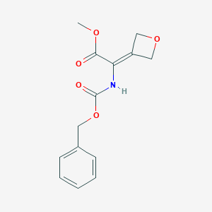 Methyl2-(((benzyloxy)carbonyl)amino)-2-(oxetan-3-ylidene)acetateͼƬ