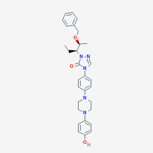 2-[(1S,2S)-1-Ethyl-2-bezyloxypropyl]-2,4-dihydro-4-[4-[4-(4-hydroxyphenyl)-1-piperazinyl]phenyl]-3H-1,2,4-triazol-3-oneͼƬ