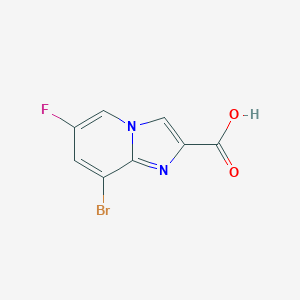 8-Bromo-6-fluoro-imidazo[1,2-a]pyridine-2-carboxylic acidͼƬ