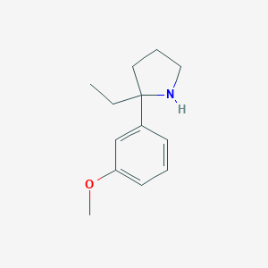 2-ethyl-2-(3-methoxyphenyl)pyrrolidineͼƬ