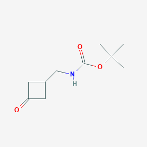 Tert-Butyl((3-oxocyclobutyl)methyl)carbamate图片