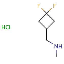 1-(3,3-Difluorocyclobutyl)-N-methylmethanaminehydrochloride图片