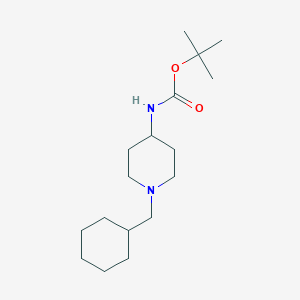 tert-Butyl 1-(cyclohexylmethyl)piperidin-4-ylcarbamateͼƬ