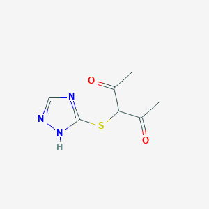 3-(4H-1,2,4-triazol-3-ylthio)pentane-2,4-dioneͼƬ