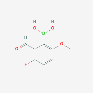 3-Fluoro-2-formyl-6-methoxyphenylboronic acidͼƬ