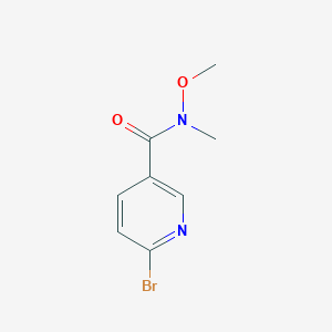 6-Bromo-N-methoxy-N-methylnicotinamide图片