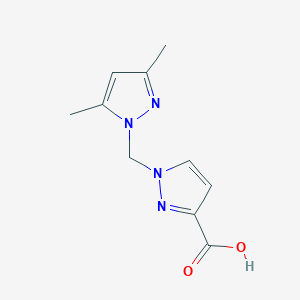 1-(3,5-Dimethyl-pyrazol-1-ylmethyl)-1 H-pyrazole-3-carboxylic acidͼƬ