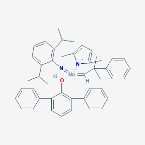 [2,6-Bis(1-methylethyl)benzenaminato(2-)](2,5-dimethyl-1H-pyrrol-1-yl)(2-methyl-2-phenylpropylidene)([1,1':3',1''-terphenyl]-2'-olato)molybdenum(VI)ͼƬ