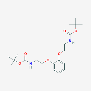 Bis(O-(N-benzyl-N-(1,1-dimethylethoxy)carbonyl-ethylamine))CatecholͼƬ