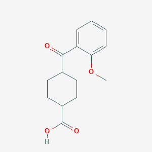 trans-4-(2-methoxybenzoyl)cyclohexane-1-carboxylic acidͼƬ