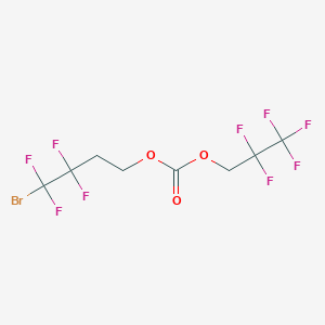 4-Bromo-3,3,4,4-tetrafluorobutyl 2,2,3,3,3-pentafluoropropyl carbonateͼƬ