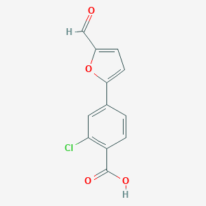 2-Chloro-4-(5-formyl-furan-2-yl)-benzoic acidͼƬ