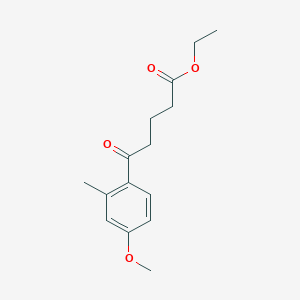 Ethyl 5-(4-Methoxy-2-methylphenyl)-5-oxovalerateͼƬ