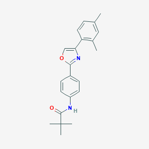 N-(4-(4-(2,4-Dimethylphenyl)oxazol-2-yl)phenyl)pivalamideͼƬ