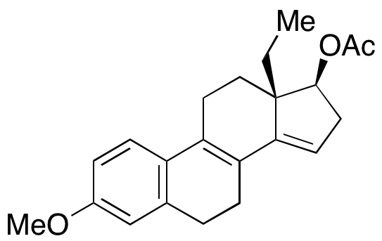 13-Ethyl-3-methoxygona-1,3,5(10)-8,14-pentaen-17-ol-acetateͼƬ