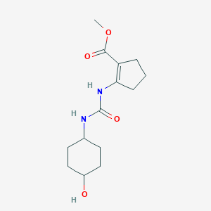 Methyl 2-{[(4-hydroxycyclohexyl)carbamoyl]-amino}cyclopent-1-ene-1-carboxylateͼƬ