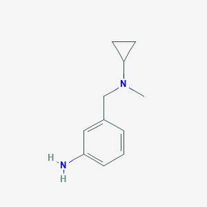 3-{[Cyclopropyl(methyl)amino]methyl}anilineͼƬ