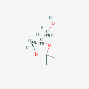 2,2-Dimethyl-1,3-dioxolane-13C3-4-methanolͼƬ