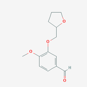 4-Methoxy-3-(tetrahydro-furan-2-ylmethoxy)-benzaldehydeͼƬ