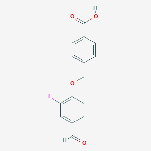 4-[(4-formyl-2-iodophenoxy)methyl]benzoic acidͼƬ