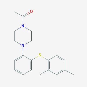 1-[4-[2-[(2,4-Dimethylphenyl)thio]phenyl]-1-piperazinyl]ethanoneͼƬ