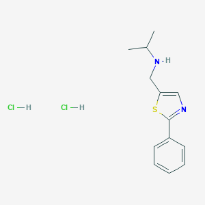 N-[(2-Phenyl-1,3-thiazol-5-yl)methyl]propan-2-amine dihydrochlorideͼƬ