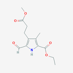 5-(Ethoxycarbonyl)-2-formyl-4-methyl-1H-pyrrole-3-propanoic Acid Methyl EsterͼƬ