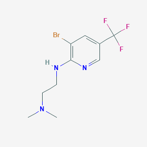 N'-(3-Bromo-5-trifluoromethyl-pyridin-2-yl)-N,N-dimethyl-ethane-1,2-diamineͼƬ