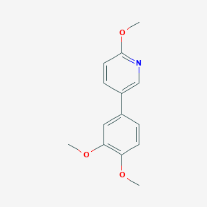 5-(3,4-Dimethoxyphenyl)-2-methoxypyridineͼƬ