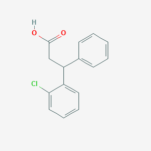 3-(2-chlorophenyl)-3-phenylpropanoic acid图片