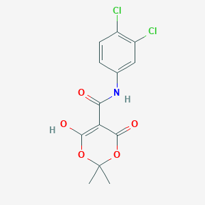 5-[(3,4-Dichloroanilino)(hydroxy)methylene]-2,2-dimethyl-1,3-dioxane-4,6-dioneͼƬ