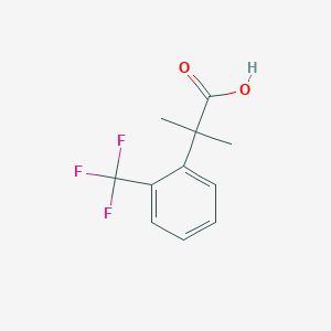 2-Methyl-2-[2-(trifluoromethyl)phenyl]propanoic acidͼƬ