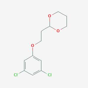 2-[2-(3,5-Dichloro-phenoxy)ethyl]-1,3-dioxane图片