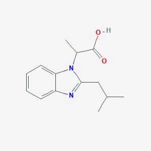 2-(2-isobutyl-1H-benzimidazol-1-yl)propanoic acid hydrochlorideͼƬ