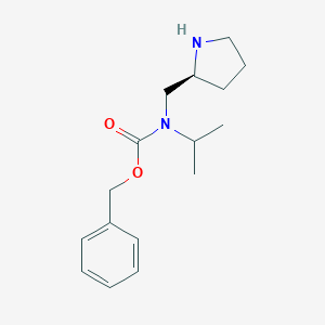 Isopropyl-(S)-1-pyrrolidin-2-ylmethyl-carbamic acid benzyl esterͼƬ