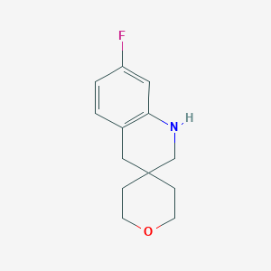 7'-Fluoro-2',4'-dihydro-1'H-spiro[oxane-4,3'-quinoline]ͼƬ