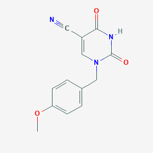 1-(4-Methoxybenzyl)-2,4-dioxo-1,2,3,4-tetrahydro-5-pyrimidinecarbonitrileͼƬ