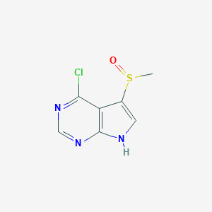 4-Chloro-5-(methylsulfinyl)-7H-pyrrolo[2,3-D]pyrimidineͼƬ