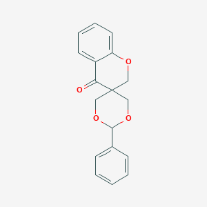 6'-Phenyl-2,4-dihydrospiro[1-benzopyran-3,3'-[1,5]dioxane]-4-oneͼƬ