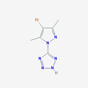 5-(4-bromo-3,5-dimethyl-1H-pyrazol-1-yl)-1H-tetrazoleͼƬ