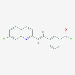 (E)-3-[2-(7-Chloro-2-quinolinyl)ethenyl]benzoy Chloride图片