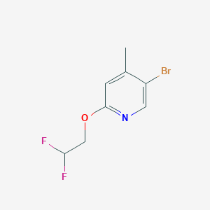 5-Bromo-2-(2,2-difluoroethoxy)-4-methylpyridineͼƬ