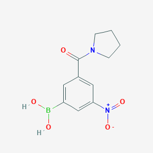 3-硝基-5-(1-吡咯烷基羰基)苯硼酸图片