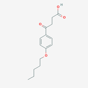 4-oxo-4-(4-pentyloxyphenyl)butyric acid图片