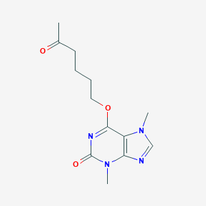 3,7-Dihydro-3,7-dimethyl-6-[(5-oxohexyl)oxy]-2H-purin-2-oneͼƬ